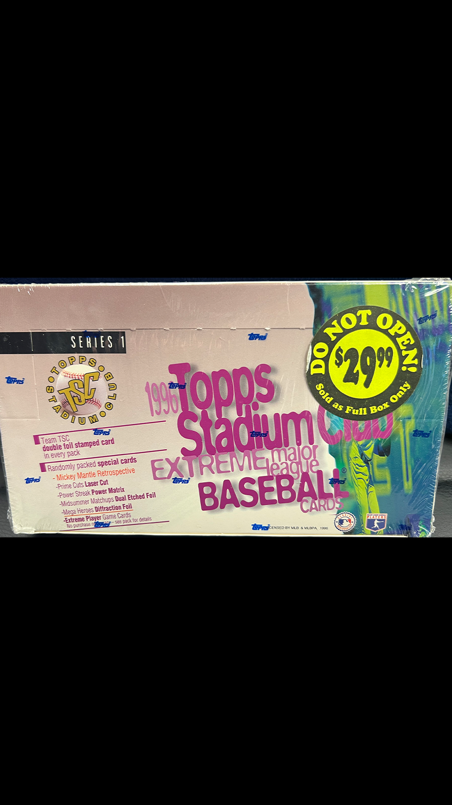 1996 Topps Stadium Club "Extreme Baseball" Series 1 Factory Sealed Box - Retail