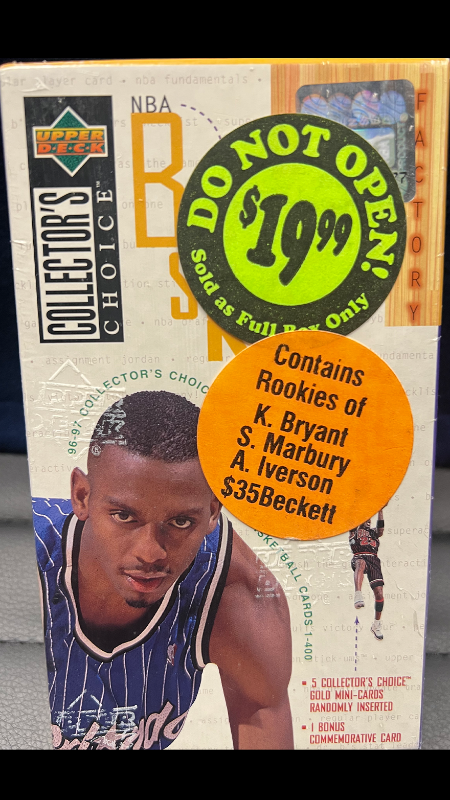 1996 Upper Deck Collectors Choice Basketball Series 1&2 Factory Sealed Set