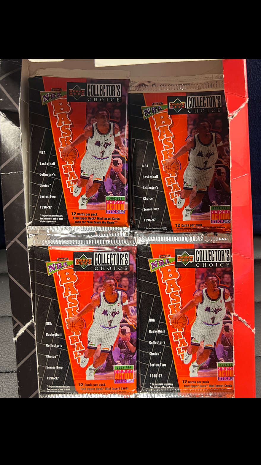 1996 Upper Deck Collector Choice Basketball Packs