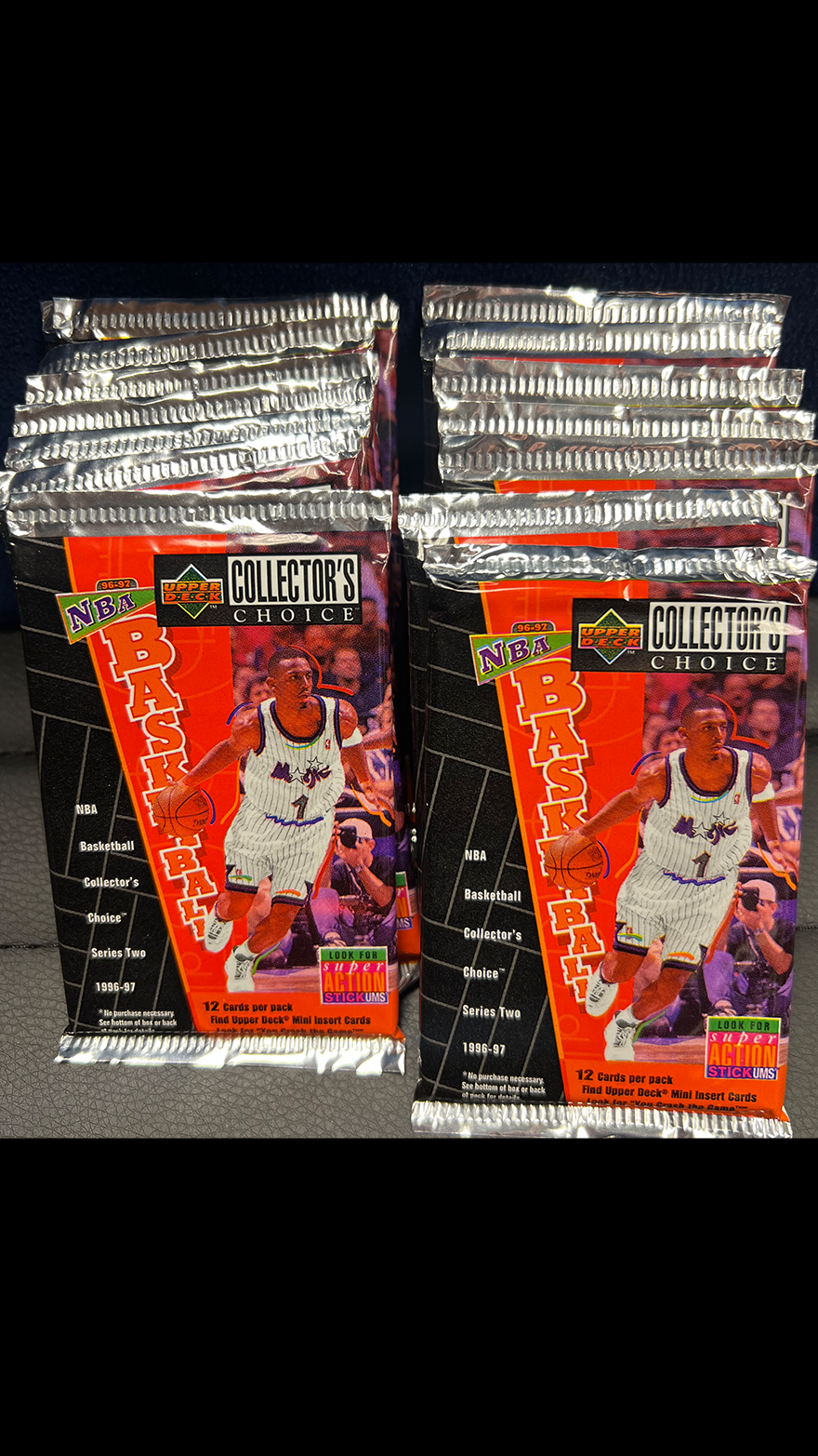 1996 Upper Deck Collector Choice Basketball Packs