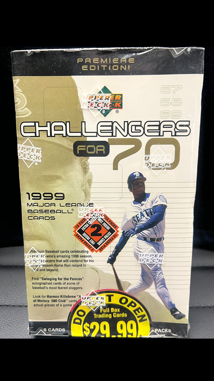 1999 Upper Deck Baseball "Challengers for 70" Factory Sealed Box