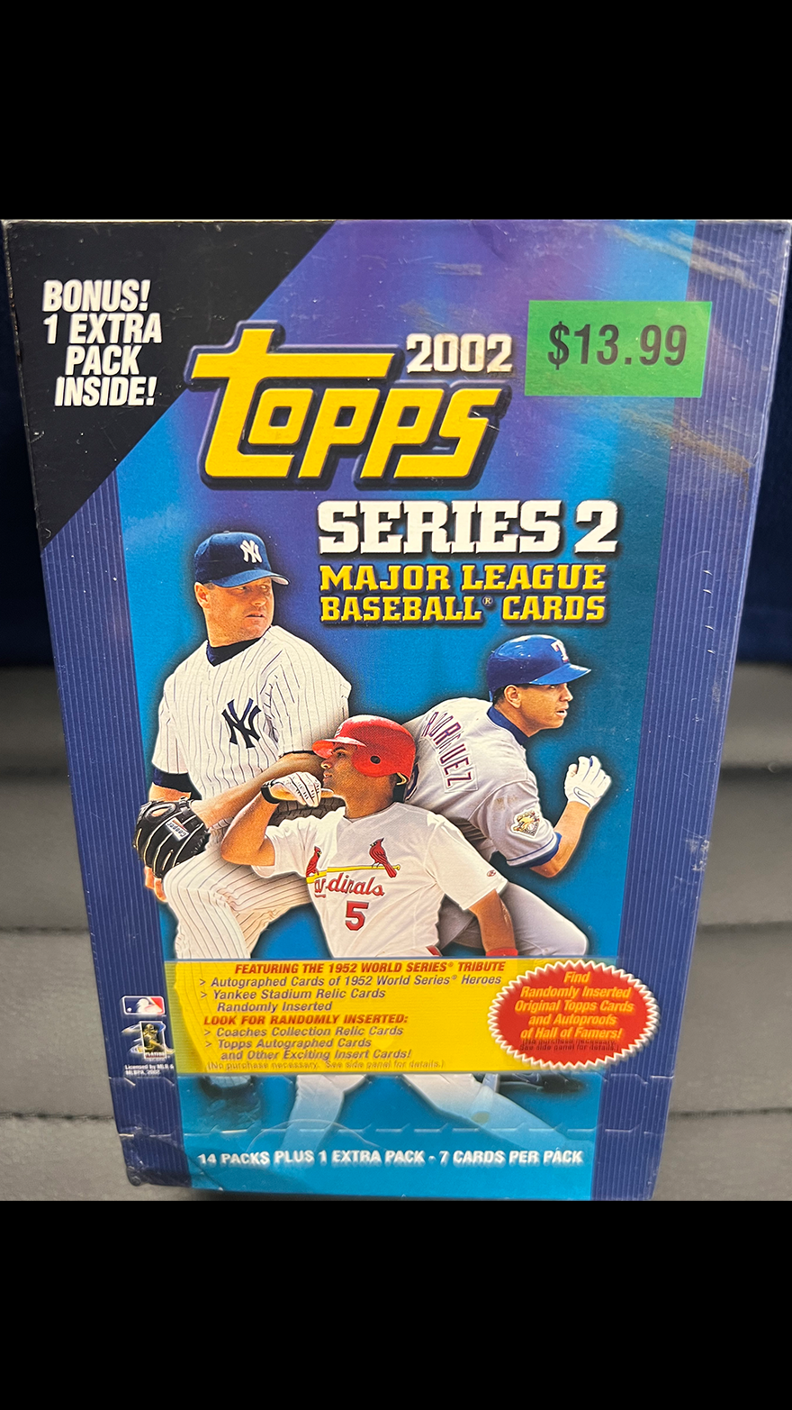2002 Topps Baseball Series 2 Factory Sealed Box - Retail