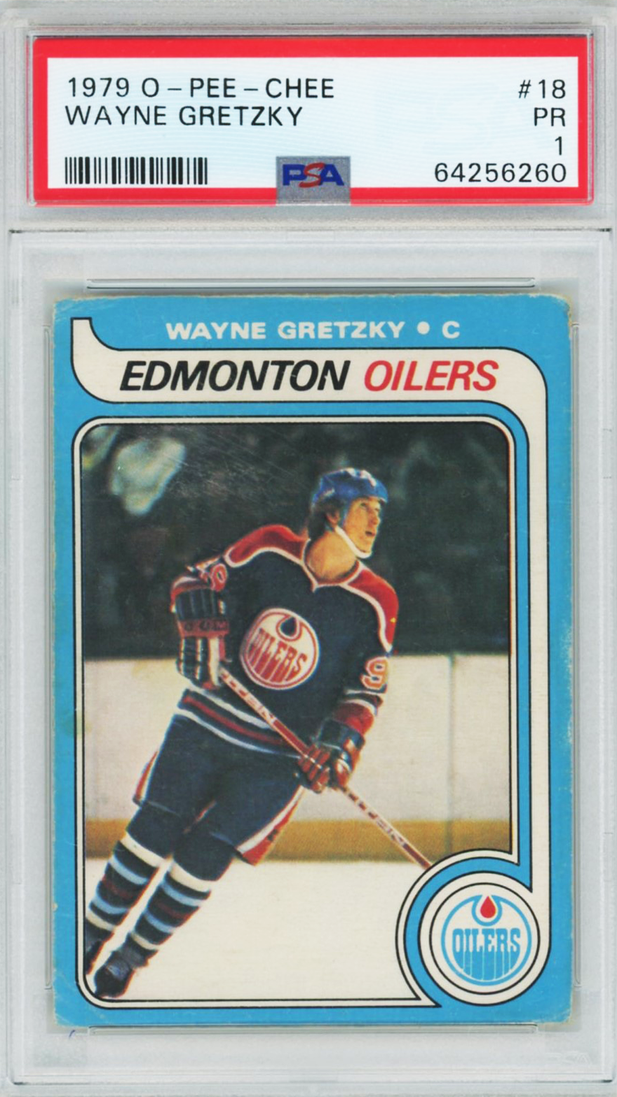 1979 OPC Wayne Gretzky Rookie PSA 1
