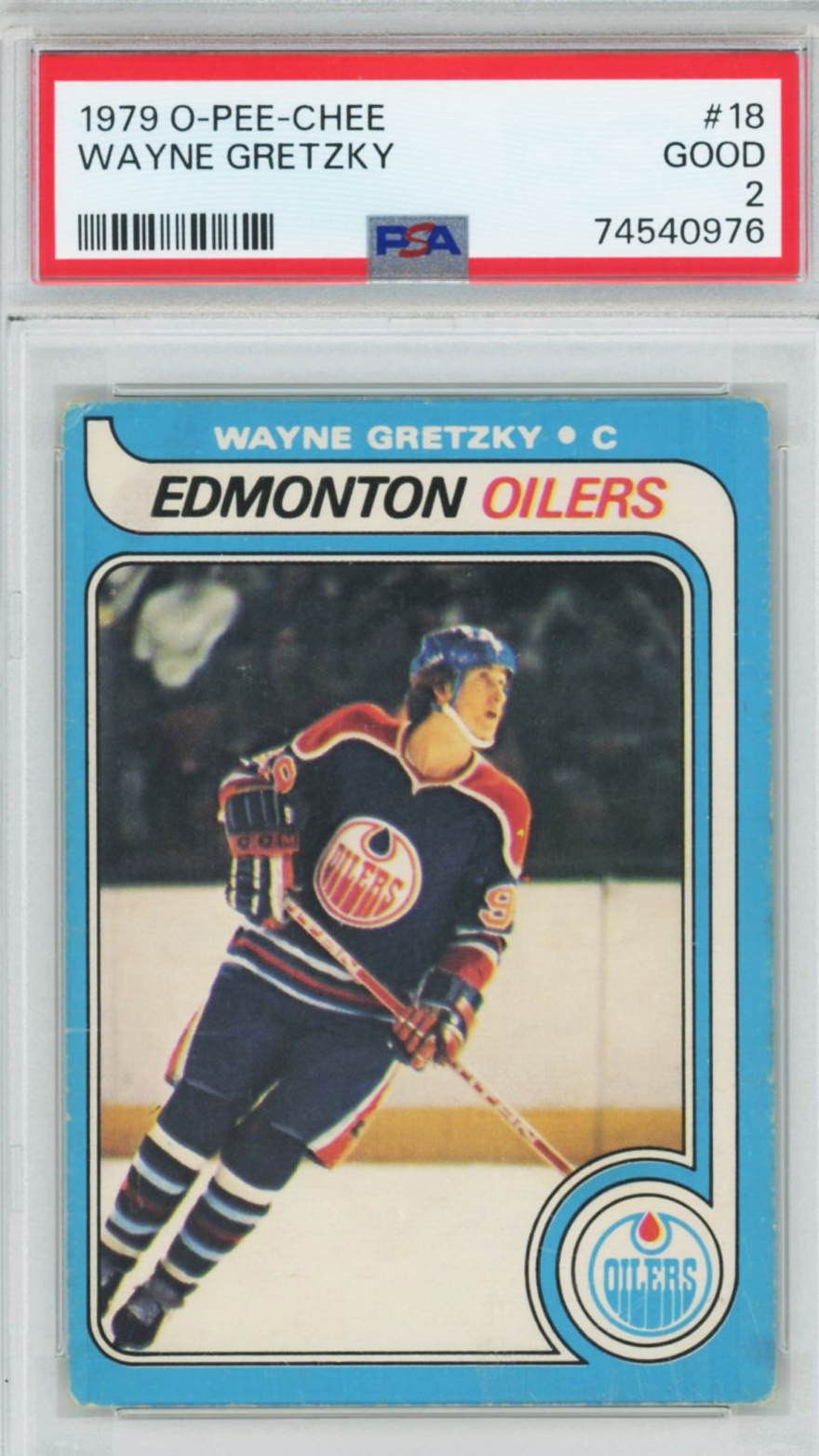 1979 OPC Wayne Gretzky Rookie PSA 2