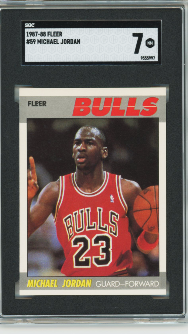 1987 Fleer Michael Jordan #59 SGC 7