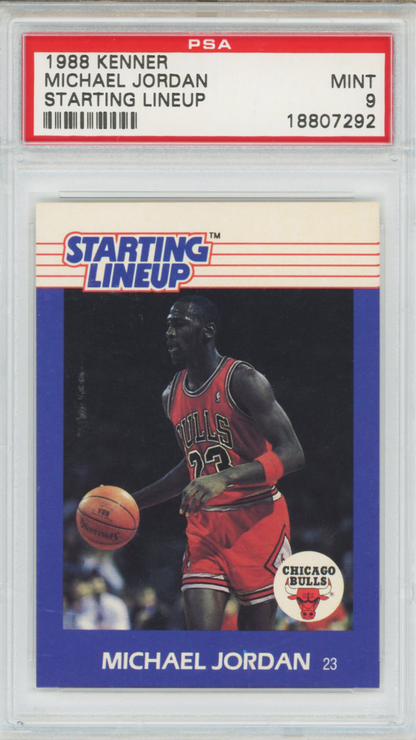 1988 Kenner Starting Lineup Michael Jordan PSA 9