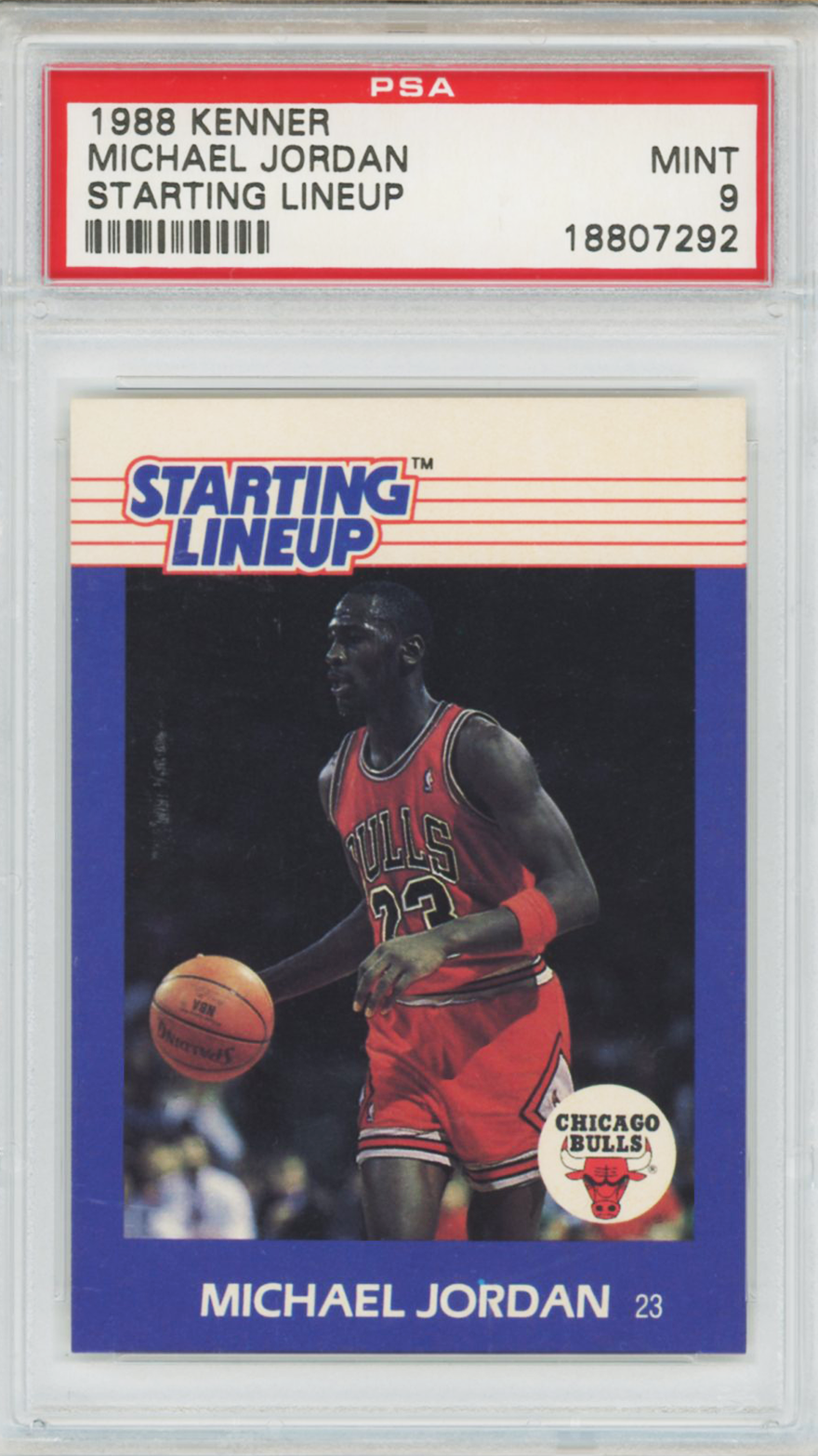 1988 Kenner Starting Lineup Michael Jordan PSA 9