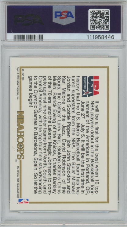 1991 Hoops Team USA PSA 10