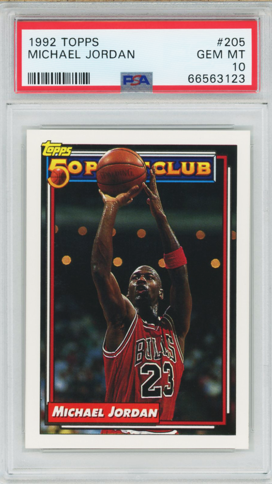 1992 Topps Michael Jordan #205 PSA 10
