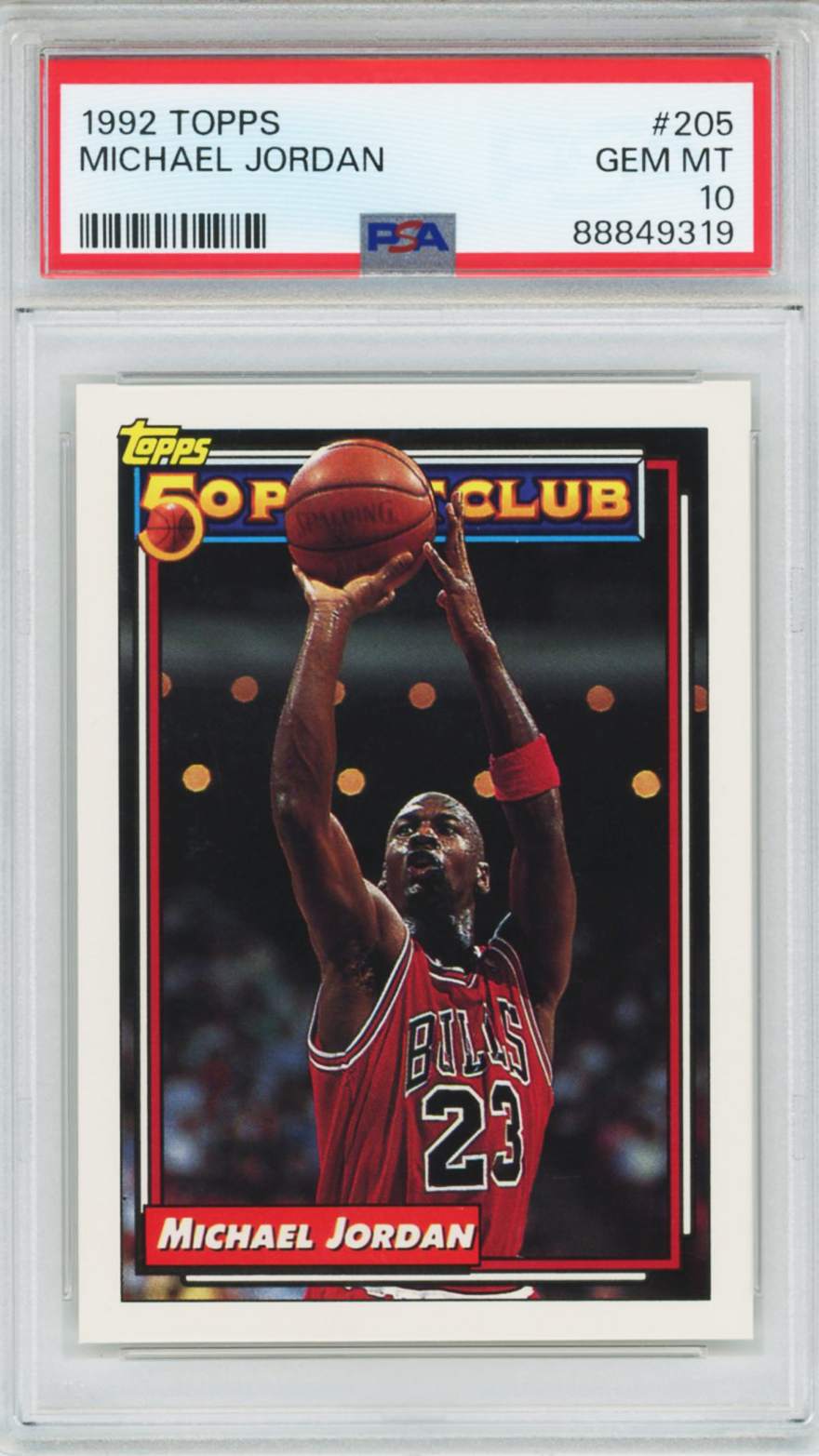 1992 Topps Michael Jordan #205 PSA 10