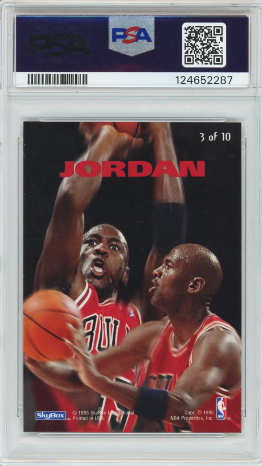 1994 Emotion N-Tense Michael Jordan #3 PSA 8