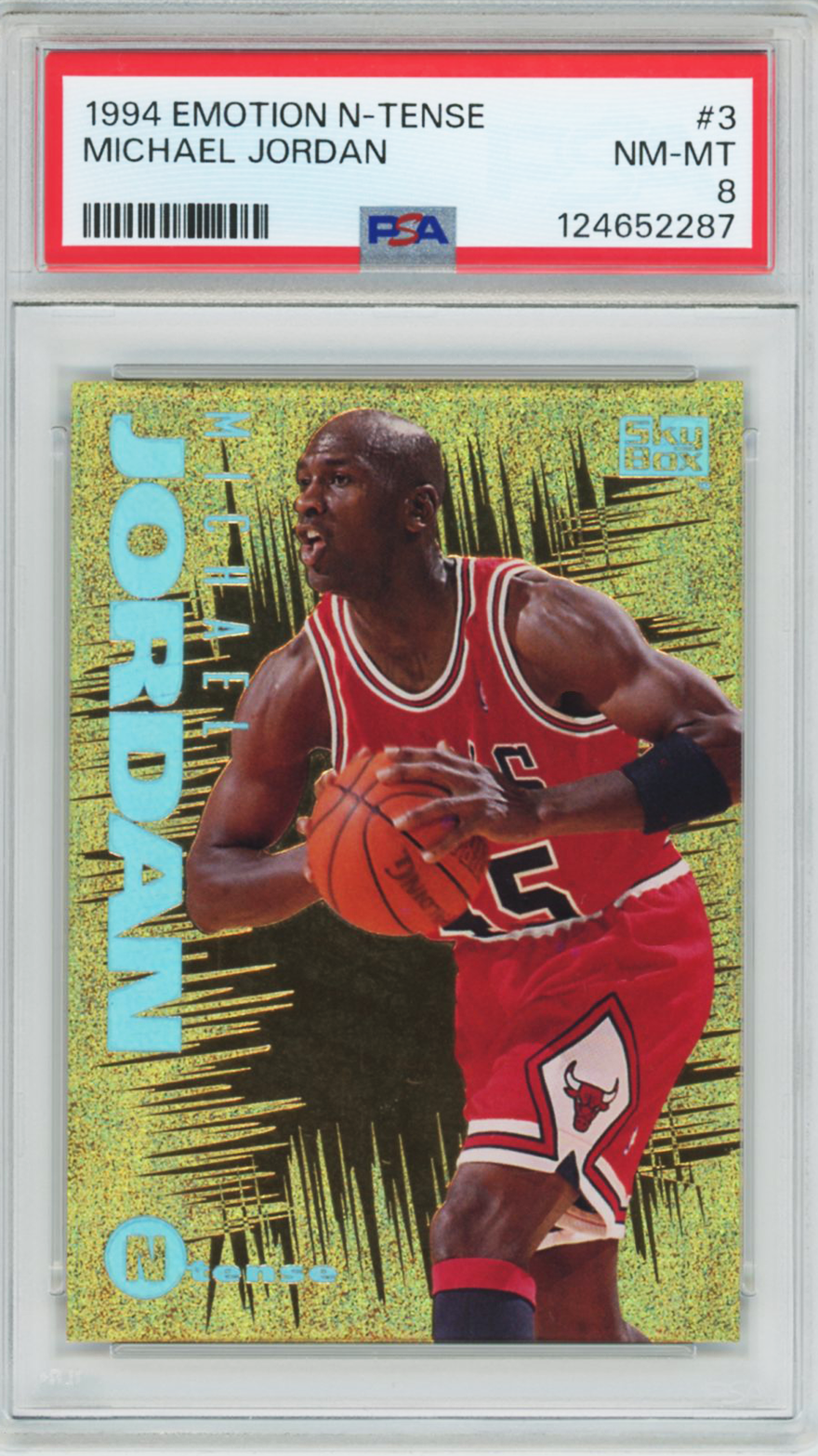 1994 Emotion N-Tense Michael Jordan #3 PSA 8
