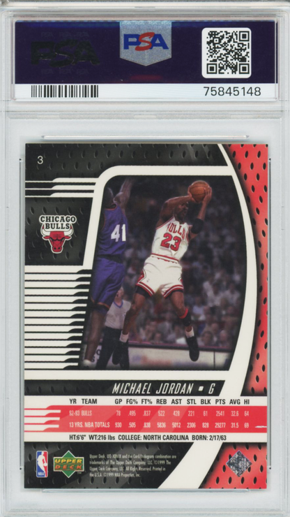 1998 Upper Deck Ionix Michael Jordan #3 PSA 10