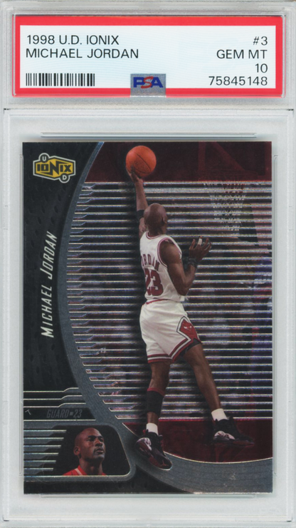 1998 Upper Deck Ionix Michael Jordan #3 PSA 10