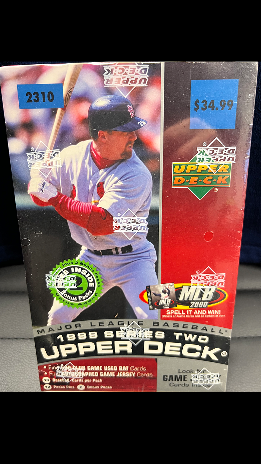 1999 Upper Deck Baseball Series 2 Factory Sealed Box