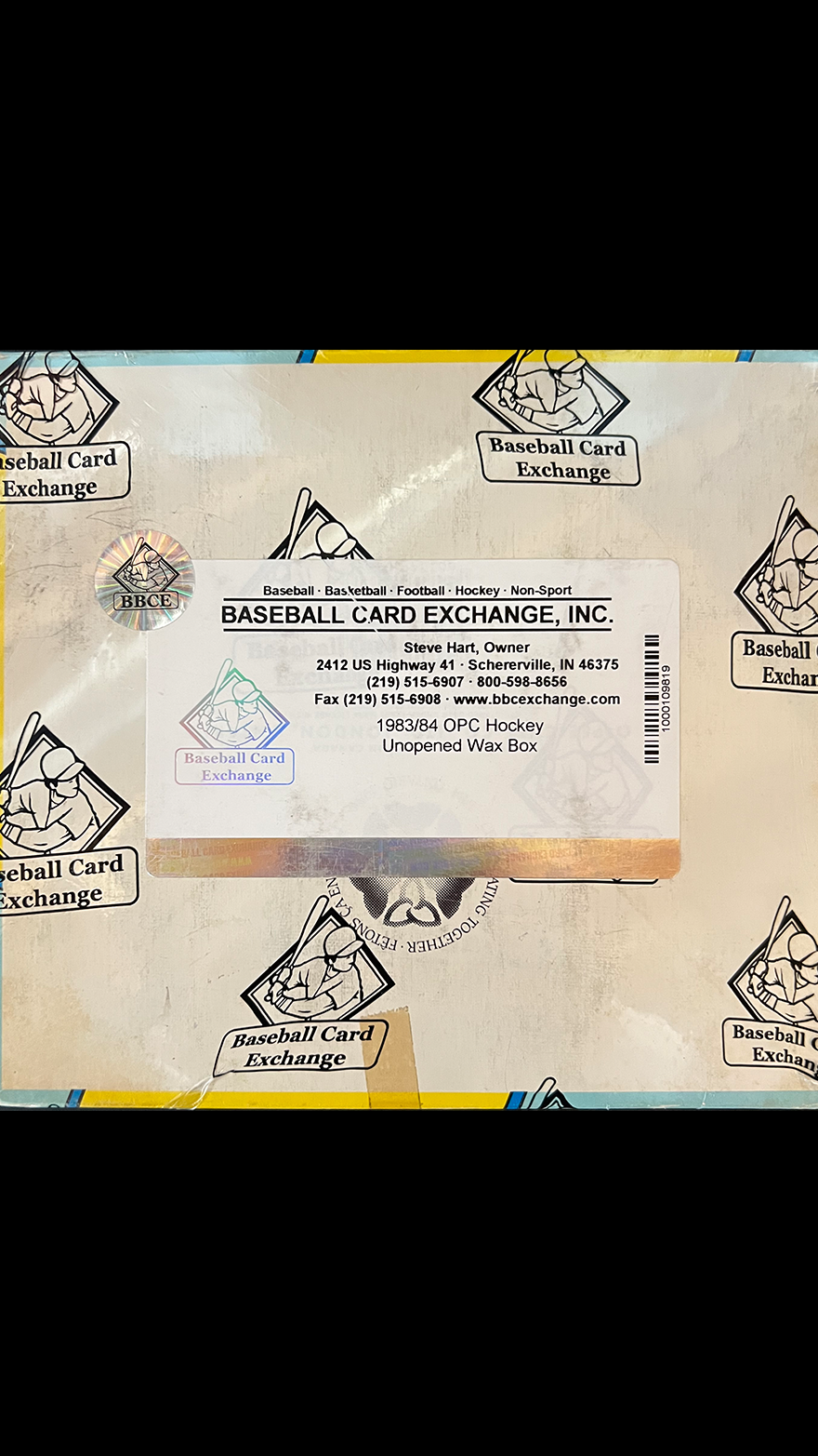 1983 OPC Hockey Wax Box BBCE